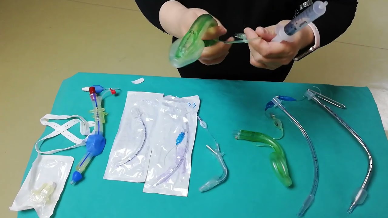 ETT, LMA, Kombitüp Hazırlığı-PreparationofEndotracheal tube(ETT), LaryngealMaskAirway(LMA),Combitube