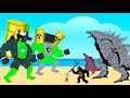 Rescue TEAM Godzilla &amp; KONG From ALL MUSCLE BOSSES TV MAN, CAMERAMAN RADIATION | Godzilla Cartoon