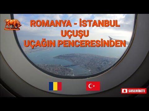 ROMANYA - İSTANBUL UÇUŞU ✈️ UÇAĞIN PENCERESİNDEN