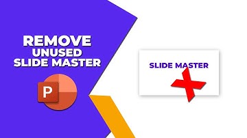How to remove unused slide master in PowerPoint