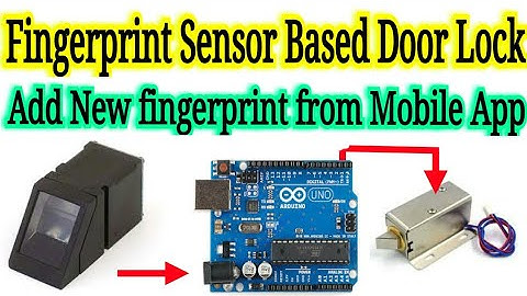 Fingerprint door lock | Homemade security system | Arduino projects