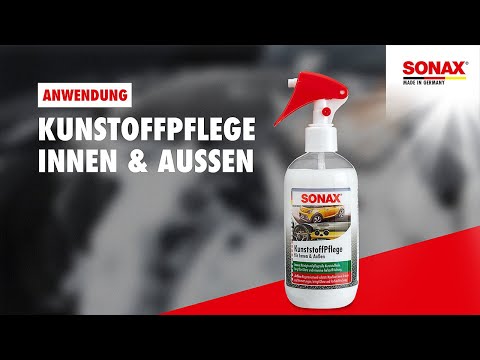 Anwendung SONAX KunststoffPflege