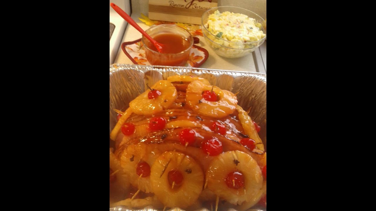 JAMÓN CON PIÑA 🍍 GLASÉADO ( spiral sliced smoked ham)🦃🎄👩‍🍳