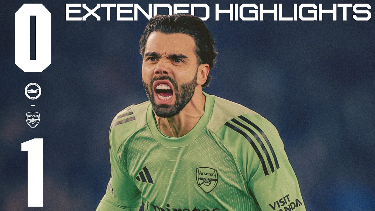 GUNNERS EXTEND LEAD AT TOP | EXTENDED HIGHLIGHTS | Brighton vs Arsenal (0-1) | Saka | Premier League