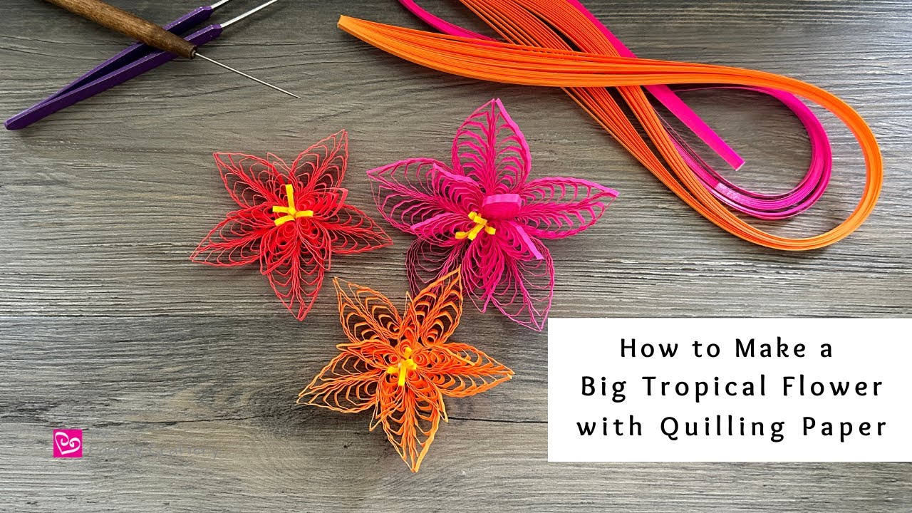 QUILLING: How to Make 10 Flowers Using a Teardrop Shape 