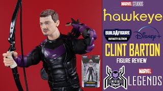 Marvel Legends HAWKEYE Clint Barton Disney+ Infinity Ultron BAF Wave MCU Figure Review