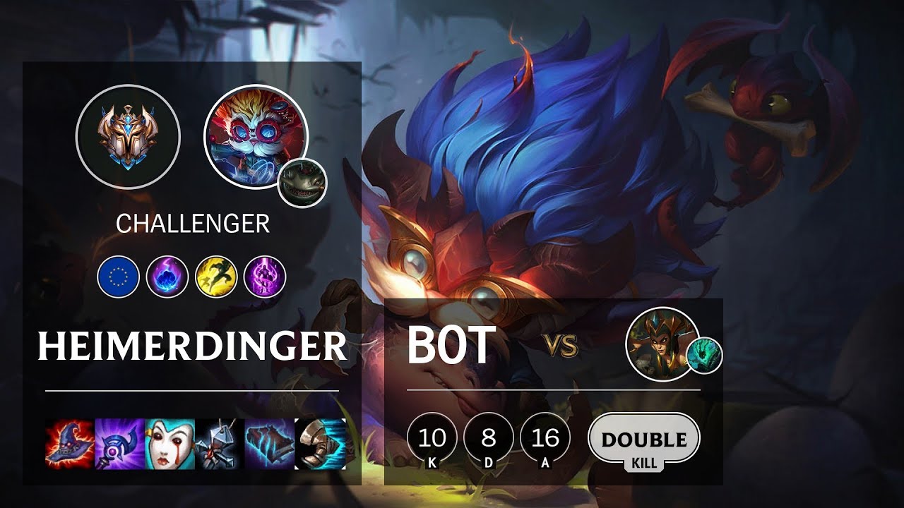 Heimerdinger Bot vs Cassiopeia - EUW Challenger Patch 10.3