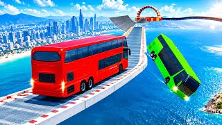 Impossible Bus Stunt 3D 🚌🔥 | Can You Complete This Crazy Bus Challenge? screenshot 1