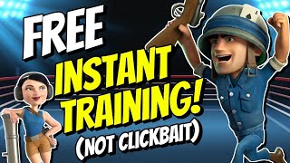 How To Get FREE Instant Training + FREE Diamonds In Boom Beach (Not Click Bait) screenshot 4