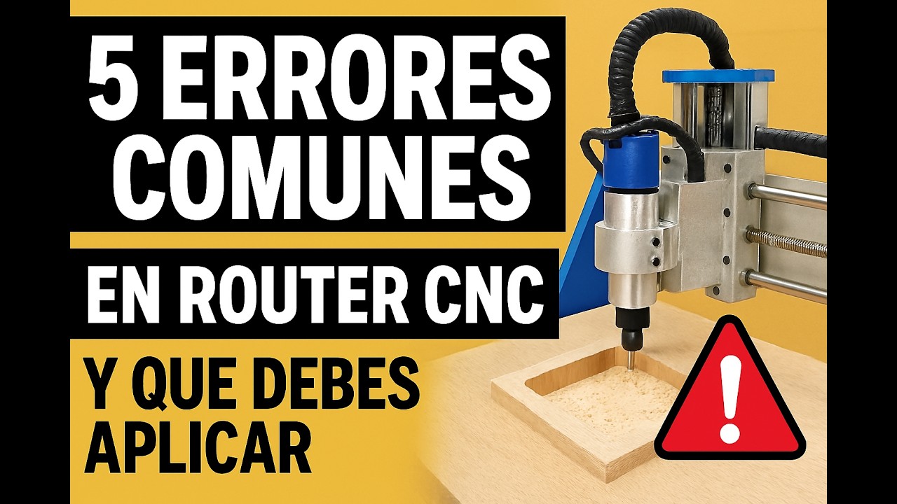 5 Errores Comunes en Router CNC y que debes aplicar antes de echar a ...