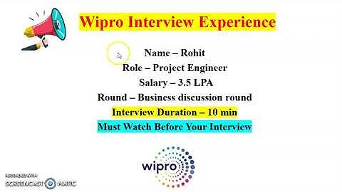 Wipro Interview Experience | Wipro Project Engineer Interview Experience | Wipro 2022 batch