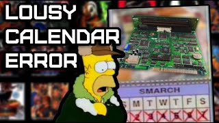 Can I fix this NEO GEO calendar error? 55555 5555 F Error Neo Geo