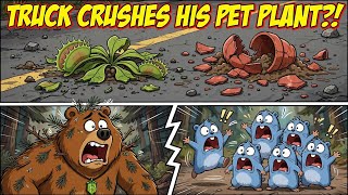 Lemmings Truck Crushes Grizzy's Venus Flytrap! Emergency Surgery!