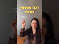 Moving Text Effect | Finger Tracking | Inshot app | Tutorial | Social Media Manager | Video Editing