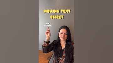 Moving Text Effect | Finger Tracking | Inshot app | Tutorial | Social Media Manager | Video Editing