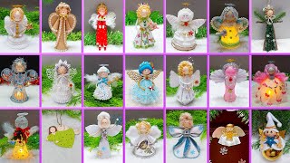 21 Low cost Christmas Angel making ideas with Simple Materials | DIY Christmas craft idea🎄190