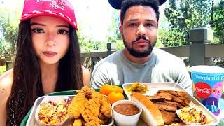 Nick and Katchii Trying Horrible Disneyland Food