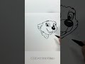 How to Draw Everest Easy Step By Step Tutorial | Paw Patrol