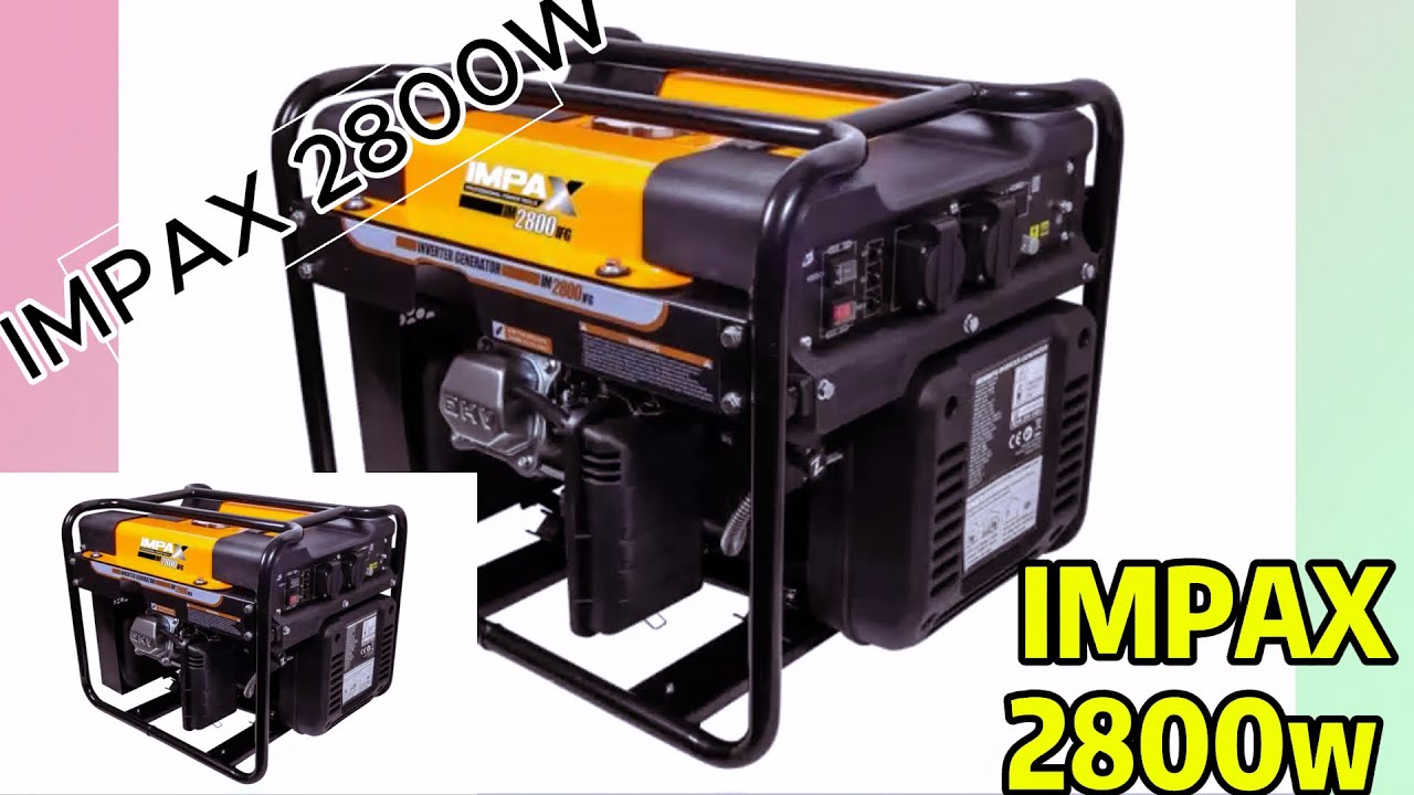 Impax 2800W Inverter Generator Review - Power, Safety & Long