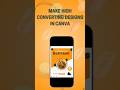 Biryani Ad Design 😳🔥 | Canva Food Poster #shorts #viral