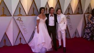 Oscars 2018: Timothée Chalamet and stars arrive on the red carpet
