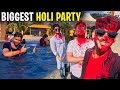 Our holi celebration with friends