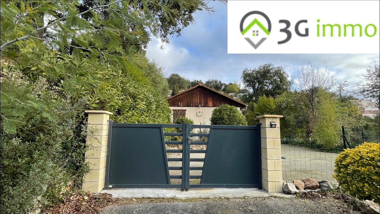 Aux Canebières, Chalet avec cheminée et grand terrain 