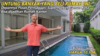 MANY LUCK BUYING THIS HOUSE, IN FRONT OF THE BUSINESS CENTER, CAN BE USED AS AN OFFICE, BINTARO, ...