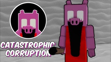 How to get the "CATASTROPHIC CORRUPTION" BADGE in PIGGY RP [W.I.P]! (Roblox Piggy)