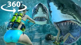 360° Vr Shark Cage Dive Gone Wrong! Underwater Horror Experience
