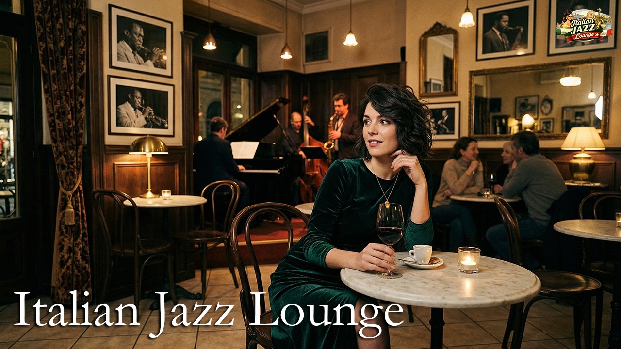 Italian Jazz Lounge Music – Elegant Cafe Ambience for Work, Study & Chill