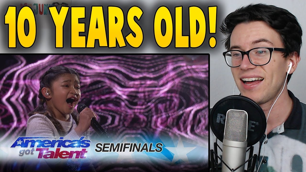 Angelica Hale: 10-Year-Old Singer Blows The Audience Away - America's Got Talent 2017 REACTION