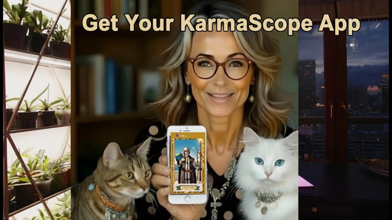 ✨ KarmaScope App | Daily KarmaKard + Weekly Horoscope in Your Pocket 🌙