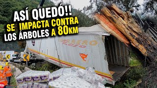 ASÍ QUEDÓ!! Se  IMPACTA contra los ÁRBOLES a 80 Km. by Gruas Grisa MX 76,162 views 2 months ago 42 minutes