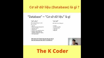 Cơ Sở Dữ Liệu - Database là gì ?