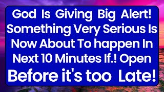 🛑God Says; Warning! Something Dangerous Is About To Happen With You 🙏Gods Message #jesusmessage #god