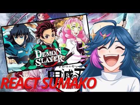 REACT @Sumako : Demon Slayer (Saison 3 et 4) | Parodie Anime Fr