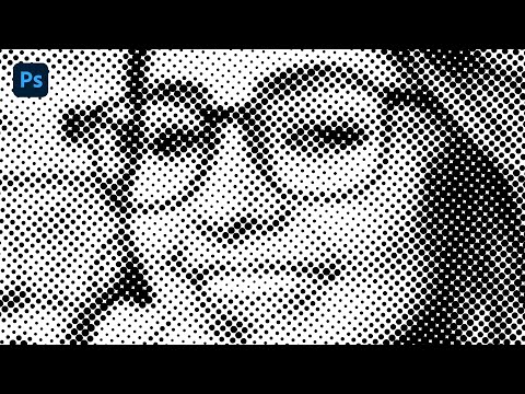 How to create the Dotted Halftone Pattern Effect in Photoshop | Photoshop Tutorial