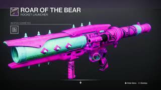 Was The Roar Of The Bear Always This Color? - Destiny 2
