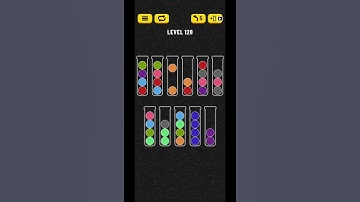 Ball sort puzzle level 128