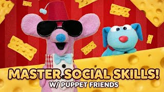 Best Fun Learning Video for Kids & Families | Master Social Skills with Puppets