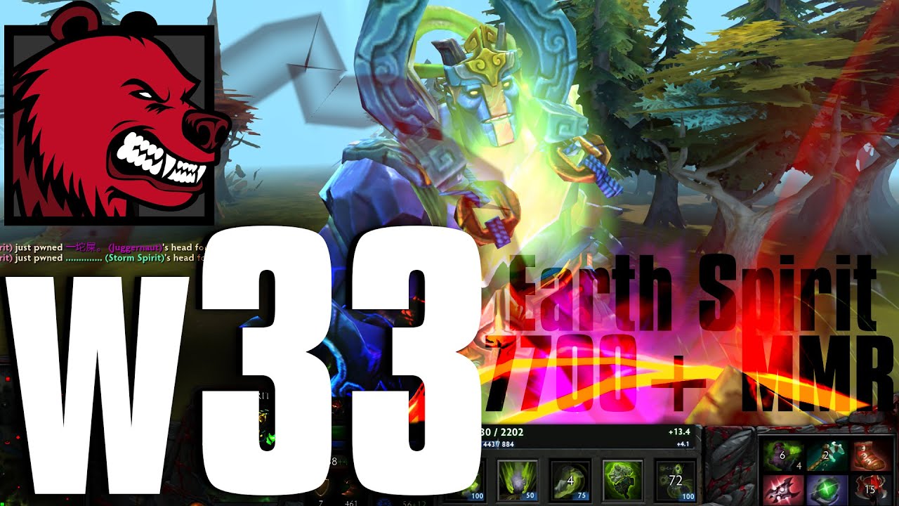 w33 Earth Spirit 7700+ Ranked Gameplay