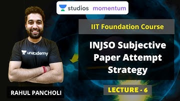 INJSO Subjective Paper Attempt Strategy | Rahul Pancholi | Use Code RALIVE to Get 10% OFF