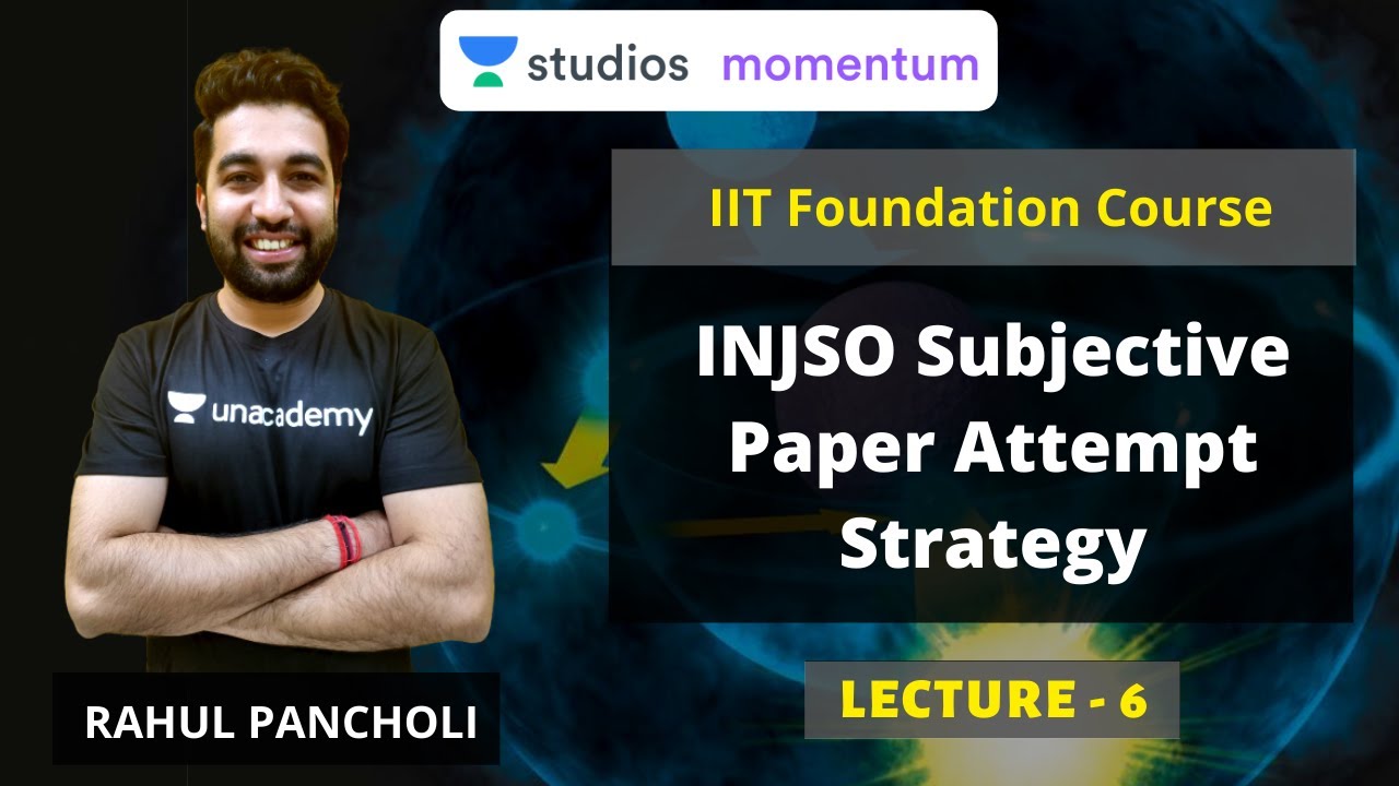 INJSO Subjective Paper Attempt Strategy | Rahul Pancholi | Use Code RALIVE to Get 10% OFF