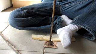 Hand Drill Friction Fire - From Agony to Ember (Abriged Version)