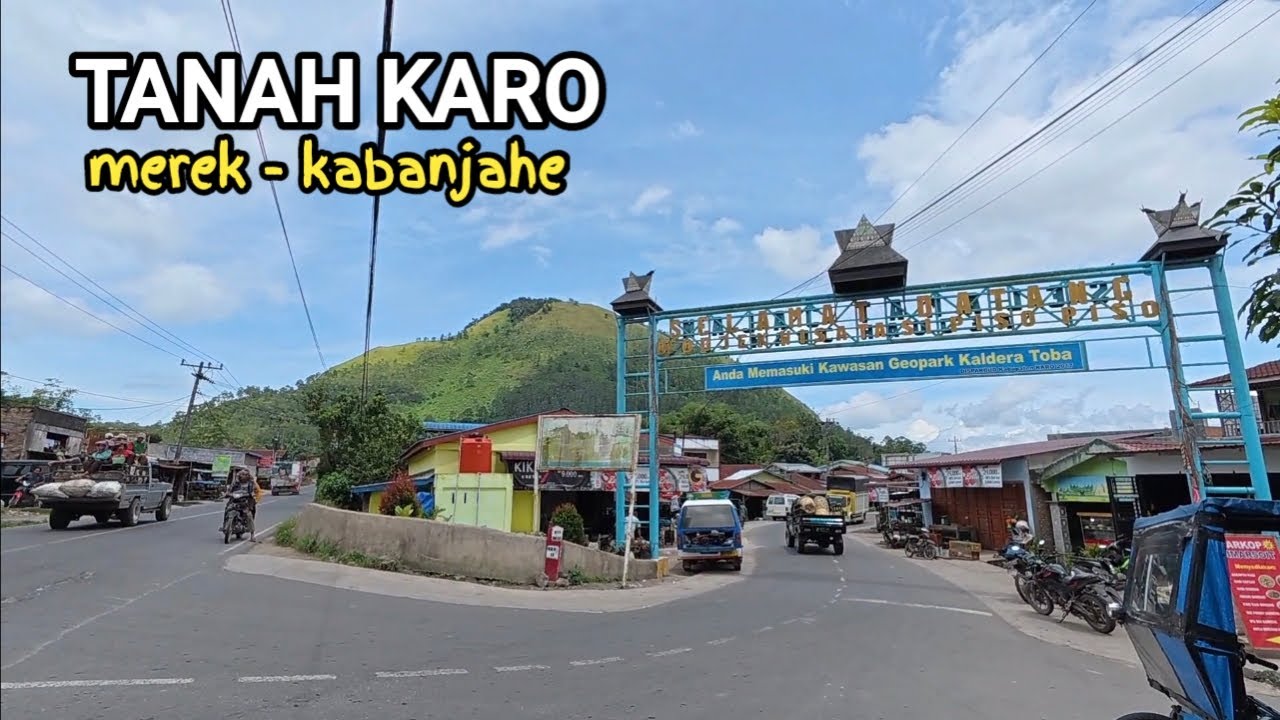 MENELUSURI JALAN LINTAS MEREK - KABANJAHE | KABUPATEN KARO | MOTOVLOG