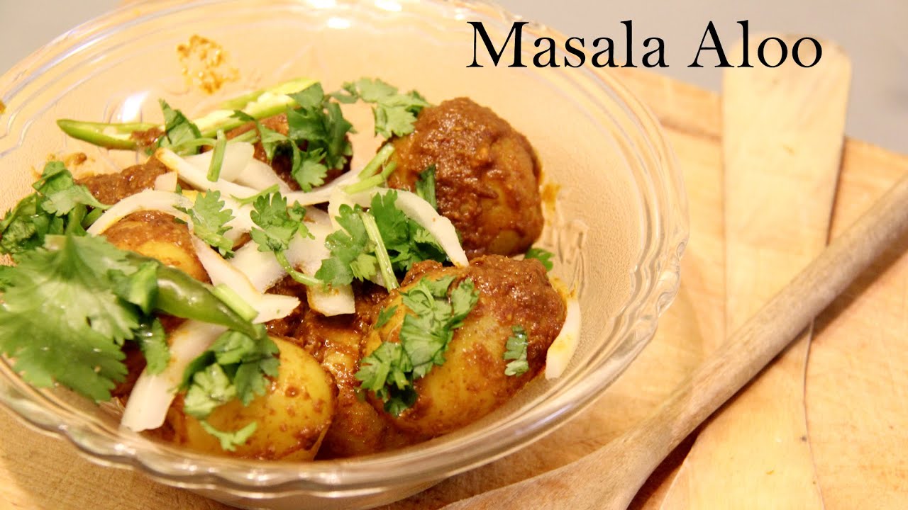 Potato Masala / Masala Aloo Recipe | How to make aloo masala - side dish for chapati /poori | Foods and Flavors