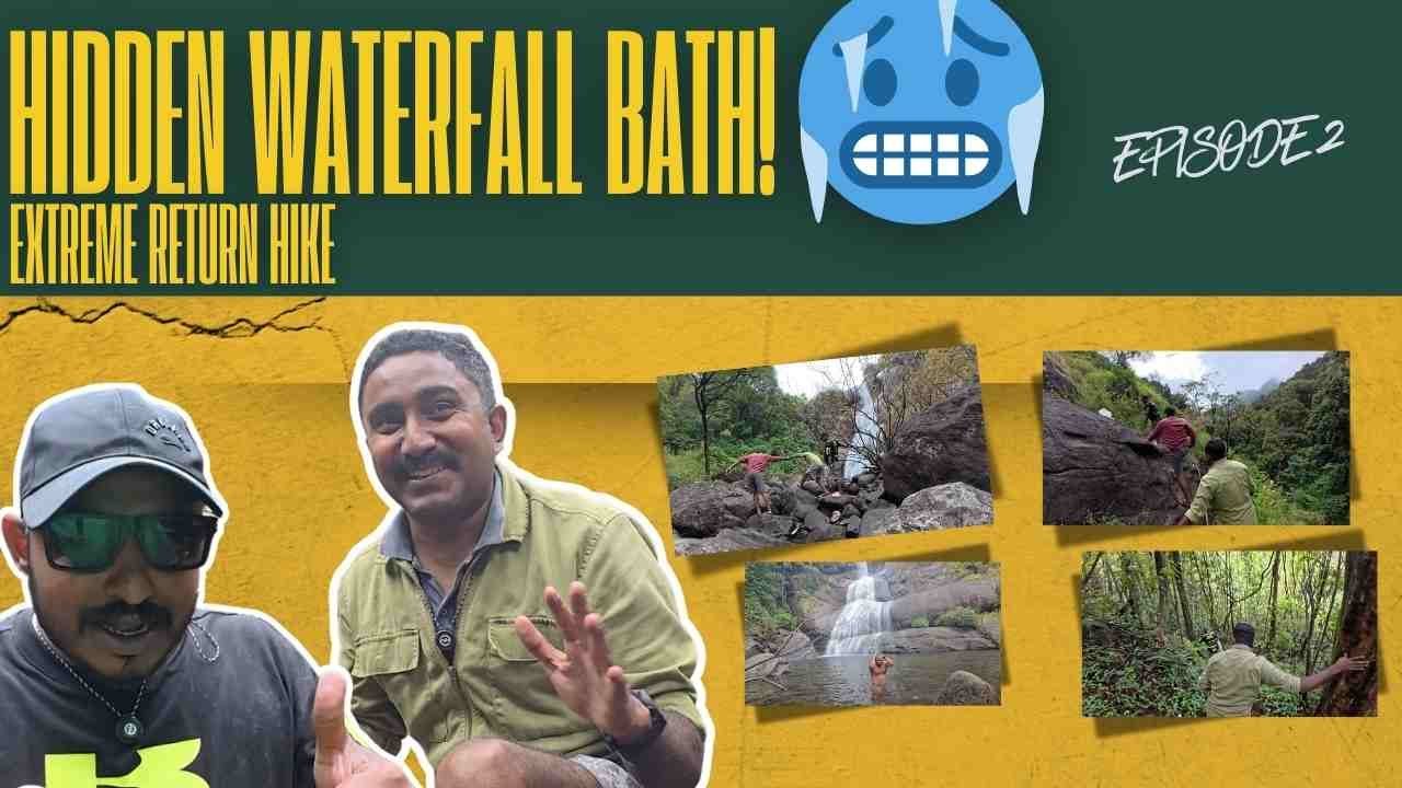 "HIDDEN WATERFALL BATH! 🥶 (Extreme Return Hike)"