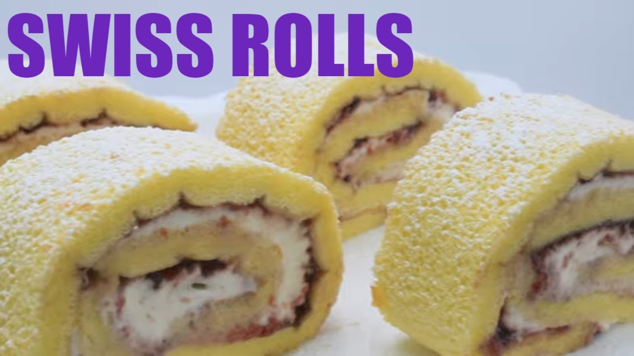 The EASIEST SWISS ROLL RECIPE YouTube
