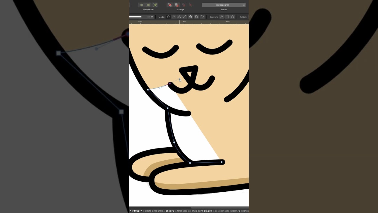 Affinity Designer - Cute Cat  